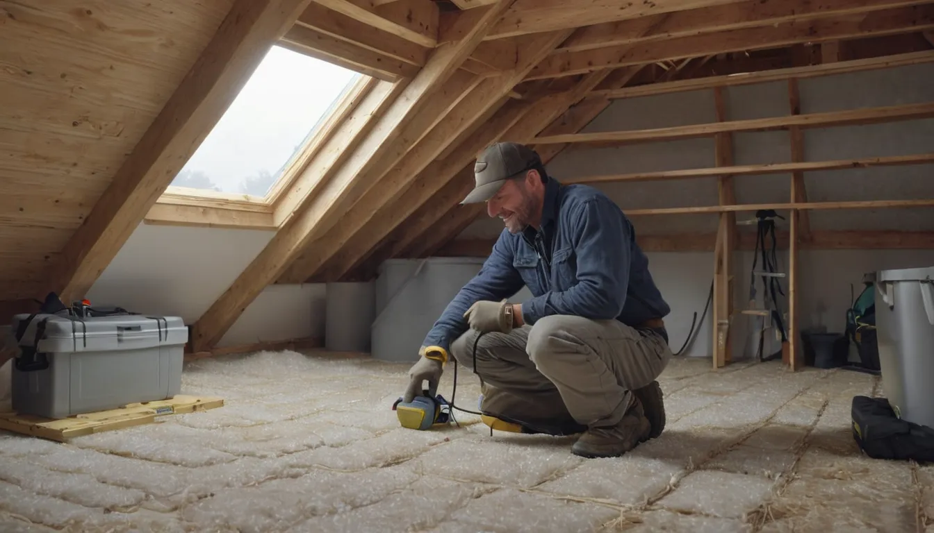 A local provider inspecting an attic for rodents and wildlife in a Lakewood home