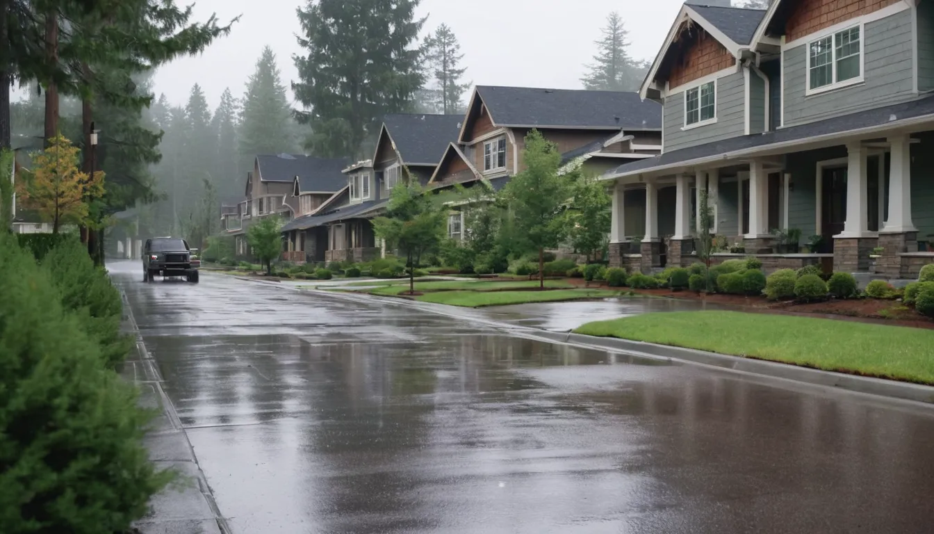 A tidy neighborhood of wood-frame homes and townhomes across the Lakewood area